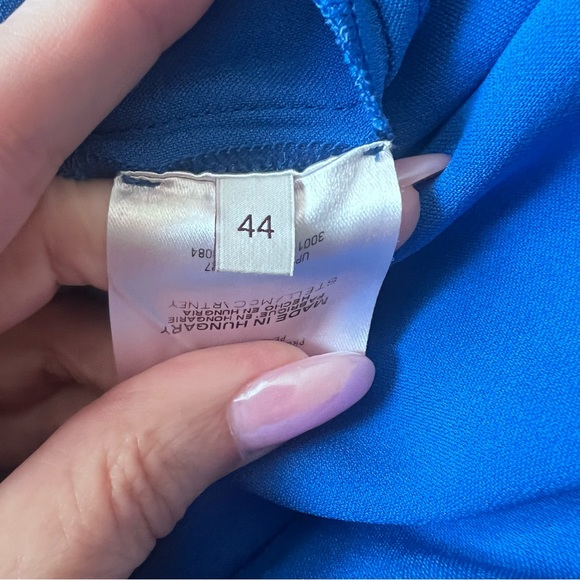 Stella McCartney Blue Shift Darted Knee Length Dress 44/10 - Picture 8 of 13